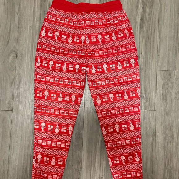 ADNT Woman’s lined sweatpants, festive snowman, new, no tag, size M - Picture 5 of 6